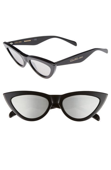 celine cat eyes sunglasses|Celine 56mm cat eye sunglasses.